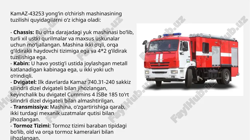 kamaz-43253 yong‘in o‘chirish mashinasi - Page 5