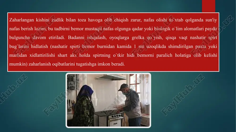 aholining is gazidan zaharlanishini oldini olish - Page 5
