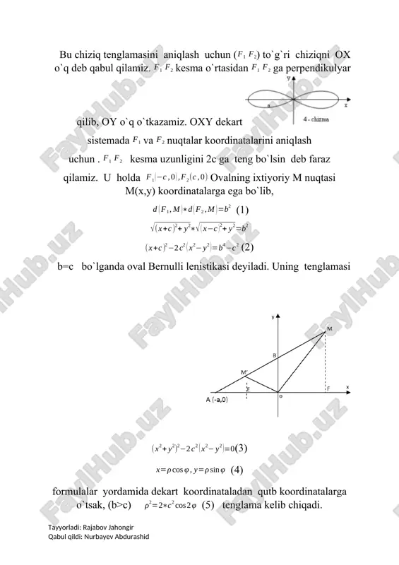 ba’zis chiziqlarning tenglamasi va formulasi - Page 5