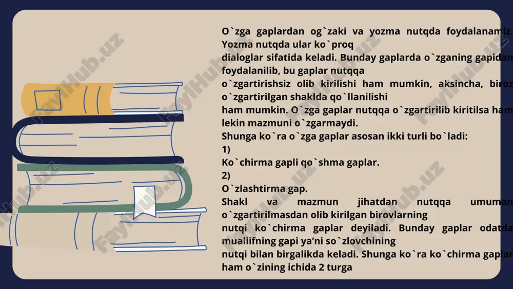 o'zga gap va uning turlari - Page 5