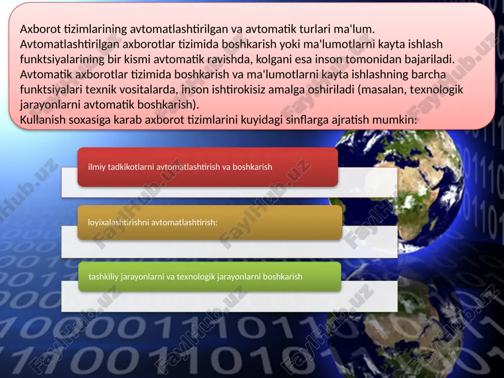 axborot tizimlari va ularning turlari - Page 5