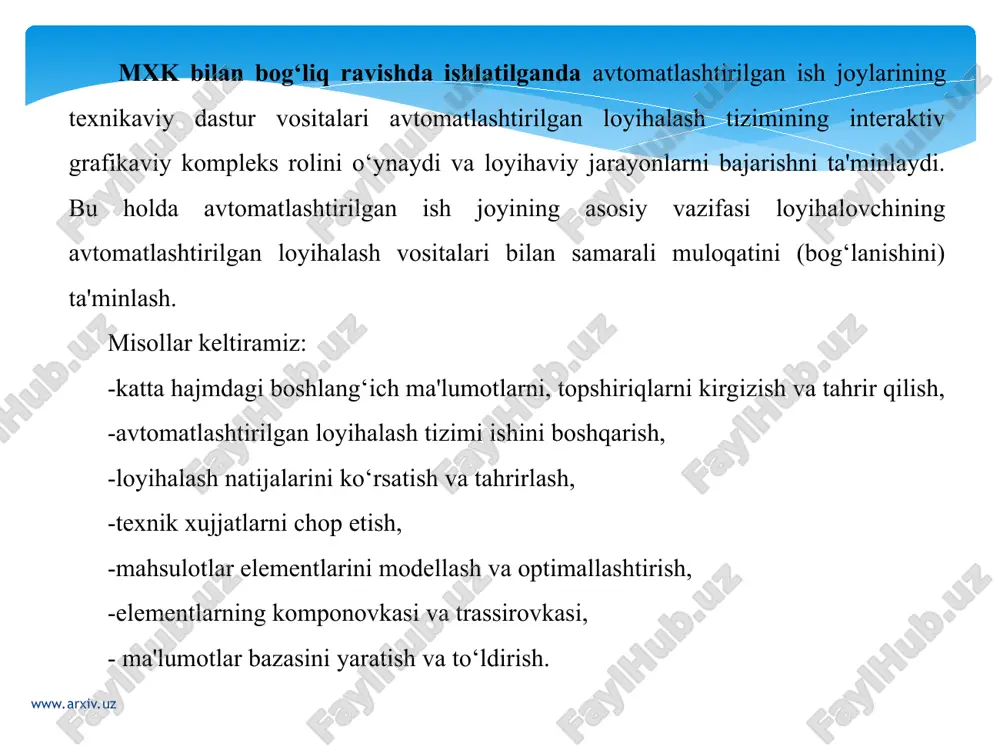 avtomatlashtirilgan ish joylarning tashkiliy uslubiy va funksional tuzilishi - Page 5