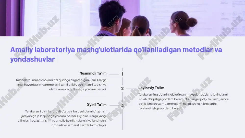informatika va atlari fanidan o'quv mashg'ulotlarini tashkil etishning o'ziga xos xususiyatlari - Page 5
