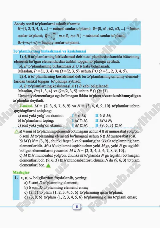 matematika 10-sinf - Page 5