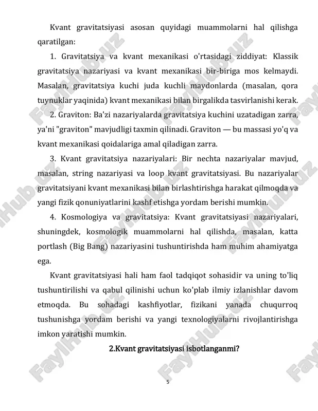 kvant gravitatsiyasi - Page 5