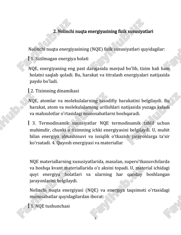 o'rganishga yordam beradi. umuman olganda, nqe energiya sohasidagi innovatsiyalar va samaradorlikni oshirishda muhim ahamiyatga ega. 10 foydalinilgan adabiyotlar 1. wikipedia.uz 2. builtin.com 3. newscientist.com. by joshua howgego 4 chatgpt.al