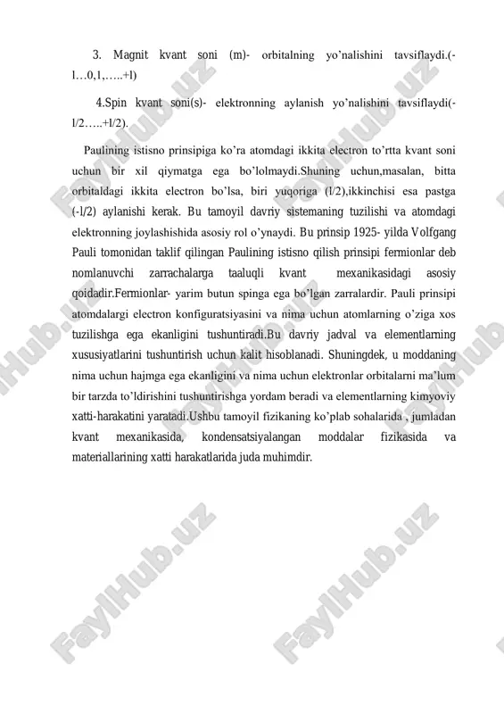 atomlarning elektrik tuzulishi - Page 5