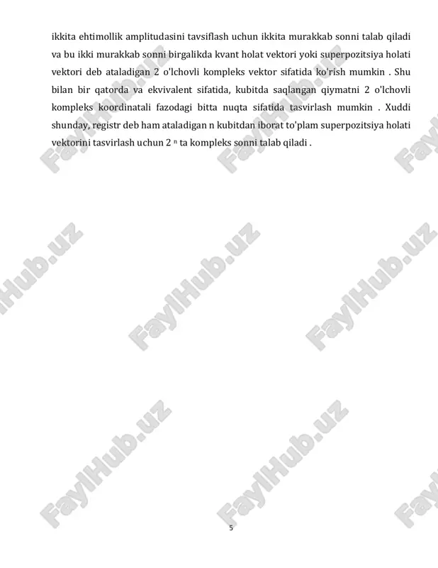 nitdir , chunki d va n ham kvant tizimining oʻlchamini koʻrsatish uchun tez-tez ishlatiladi. quditlar klassik hisoblashdagi butun son turlariga o'xshaydi va ular kubitlar massivlari bilan taqqoslanishi (yoki amalga oshirilishi) mumkin. d- darajali tizim 2 ko'rsatkichi bo'lmagan quditlarni kubitlar massivlari bilan taqqoslab bo'lmaydi. masalan, 5 darajali quditlarga ega bo'lish mumkin. 2017-yilda milliy ilmiy tadqiqot instituti olimlari har biri 10 ta turli holatga ega boʻlgan bir juft qudit qurdilar, bu 6 kubitdan koʻra koʻproq hisoblash quvvatini beradi. 2022-yilda insbruk universiteti tadqiqotchilari ionlari tutilgan universal qudit kvant protsessorini yaratishga muvaffaq bo‘lishdi. oʻsha yili tsingxua universitetining kvant maʼlumotlari markazi tadqiqotchilari bir xil ion turlaridan foydalangan holda tutqun ion kvant kompyuterlarida ikki turdagi qubit sxemasini amalga oshirdilar. shuningdek, 2022-yilda berkli kaliforniya universiteti tadqiqotchilari yuqori ikki qutrit darvozasi aniqligiga erishib, qattiq chastotali qutritlar oʻrtasidagi oʻzaro kerr oʻzaro taʼsirini dinamik nazorat qilish texnikasini ishlab chiqdilar. shundan soʻng oʻta oʻtkazuvchan quditlarning kengaytirilgan nazorati namoyishi boʻldi. d=4 2024 …