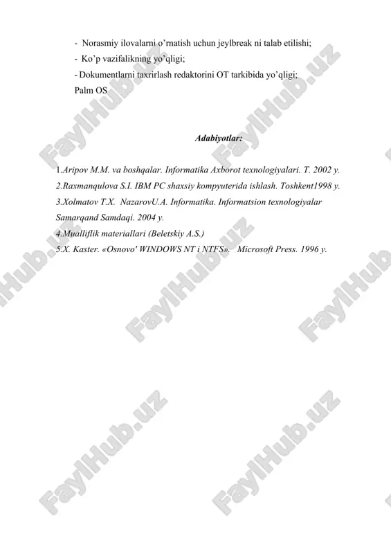 operatsion sistemaning boshqa turlari,android mobil operatsion tizimi - Page 5