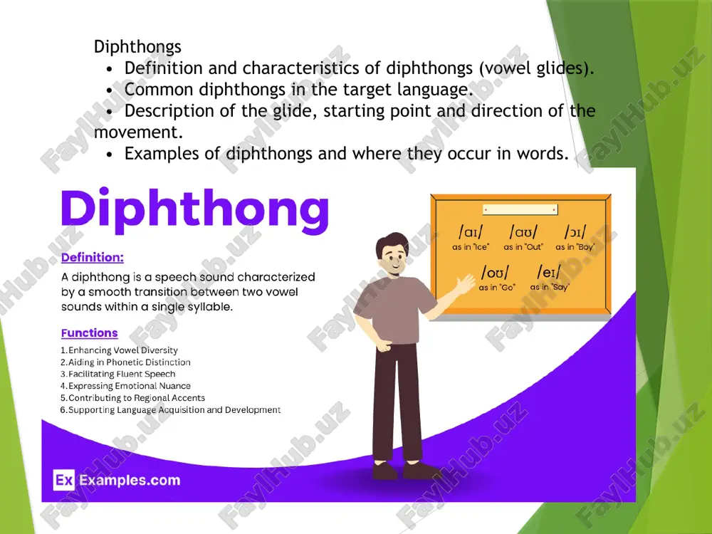 monophthongs, diphthongs, and triphthongs in a language being learned - Page 5
