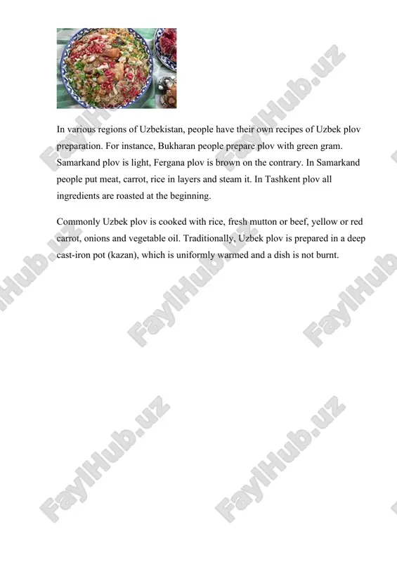 uzbek national food - Page 5