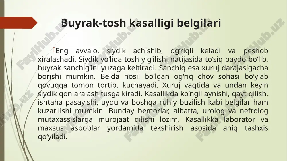 buyrak tosh kasalligi - Page 5