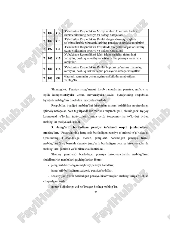 pensiya taʼminotining moliyaviy manbalari - Page 5