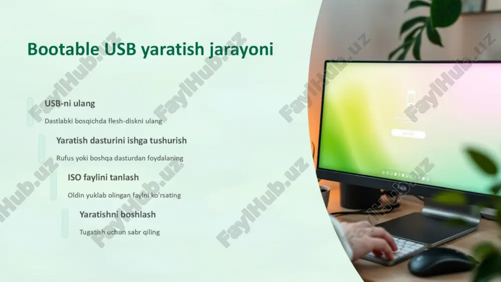 operatsion tizimni o'rnatish uchun bootable usb yaratuvchi qo'llanma - Page 5