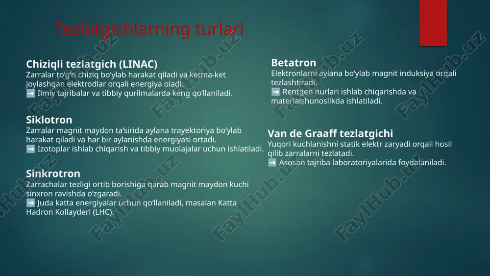 tezlatkichlarni tavsiflovchi kattaliklar va ularni oʻlchash - Page 5