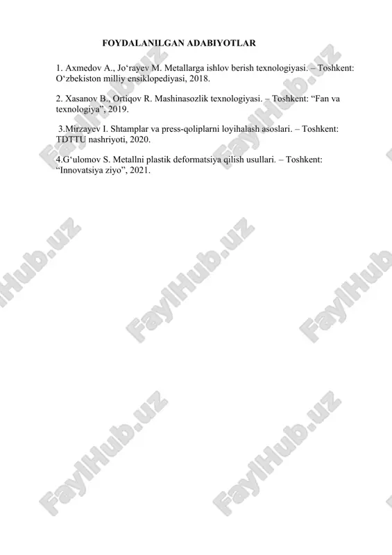 shtamplar va press-qoliplarga texnik ishlov berish - Page 5