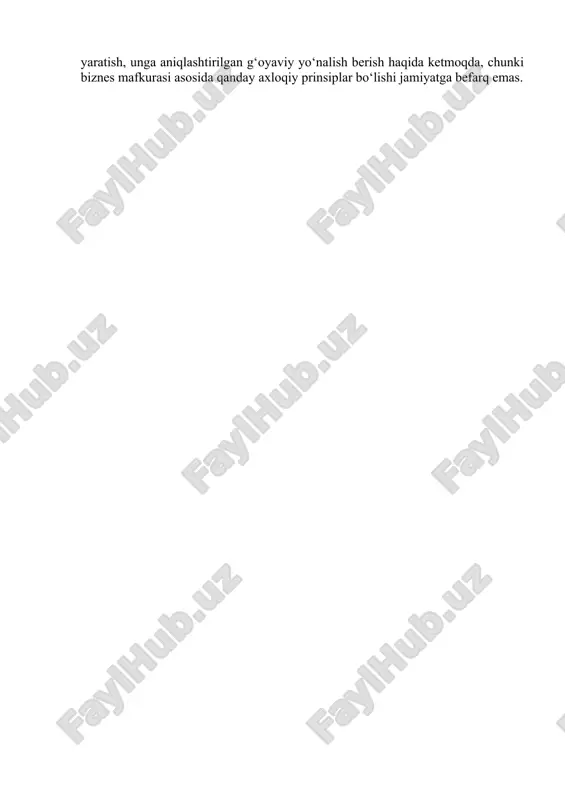 hliligi va puxtaligi, to‘g‘riligi va xaqqoniyligi, aniqligi va o‘ta sinchkovliligi bilan ajralib turadi. bu mamlakatda hamkasb yoki do‘stlarni tabriklash odat tusiga kiritilgan. agar siz biror narsa sovg‘a qilmoqchi bo‘lsangiz, sovg‘a qimmat bo‘lmasligi kerak. finlyandiyada ko‘plab ishga oid masalalar sauna yoki restoranda hal qilinadi, shuning uchun shu kabi takliflarni rad qilmang, bu siz uchun savdo-sotiq bilan bog‘liq ishingizda katta yordam bo‘lishi mumkin. yaponiya. yapon biznesmenlari uchinchi shaxs, ya’ni vositachi orqali shaxsiy aloqalarni o‘rnatishni afzal ko‘radilar. vositachi moddiy jihatdan yoki yordam berilishi bilan mukofotlanishi kerak. yaponlar muloqot tadbirkorlik sohasida yoki jamiyatda deyarli bir hil o‘ringa ega odamlar o‘rtasida olib borilishiga katta e’tibor qaratadilar. ular uchun darajalarning bir pog‘onada ham farq qilishi tomonning etiketni buzmoqda, etarli obro‘ga ega emas yoki so‘rovchi (iltimos qiluvchi) rolida chiqmoqda degan ma’noga ega. shuning uchun yangi aloqalar sizga kerak bo‘lgan shaxs bilan qarindoshlik, do‘stona va moliyaviy munosabatda bo‘lgan vositachilar orqali o‘rnatiladi. janubiy koreya. koreyadagi eng katta qiyinchilik – …
