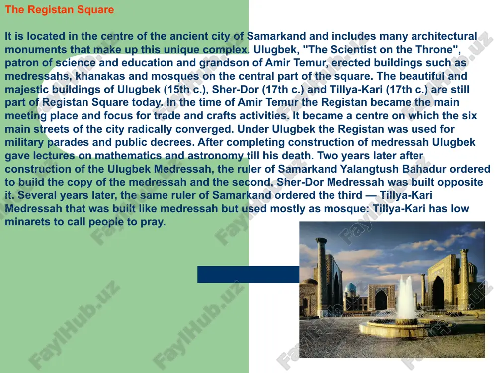 historical palces in uzbekistan - Page 5