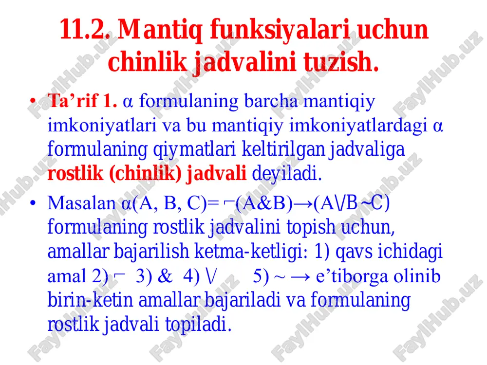 mantiq qonunlari va funksiyalari - Page 5