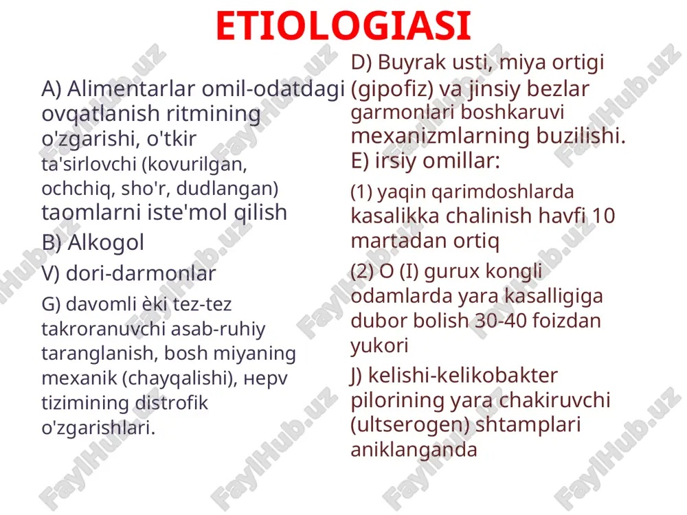 surunkali gastrit va o'q barmaqli ichak yara kasalligi - Page 5