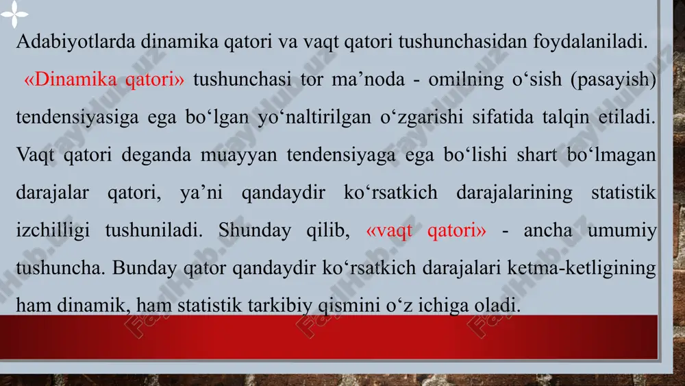 ekonometrikadan tayyorlagan taqdimot - Page 5