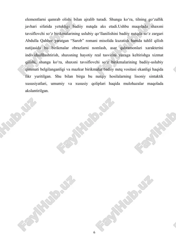 lubiy qimmati belgilanganligi va mazkur birikmalar badiiy nutq vositasi ekanligi haqida fikr yuritilgan. shu bilan birga bu nutqiy hosilalarning lisoniy sintaktik xususiyatlari, umumiy va xususiy qoliplari haqida mulohazalar maqolada akslantirilgan. 6 i-bob sodda gap lisoniy sintaktik qolipining nutqiy voqealanishi 1.1 sintaksisning predmeti. grammatika so‘z va gap tuzilishini o‘rgatadigan fandir. har bir tilning negizini uning grammatik qurilishini va leksikasi tashkil etadi. shuning uchun grammatik qurilish tilning asoslaridan biridir. grammatika morfologiya (grekcha: morfe-shakl va logos-so‘z, ta`limot) va sintaksis-tuzish, qurish)ni o‘z ichiga oladi. morfologiya so‘zining tuzilishini, so‘z shakllarini, ularni hosil bo‘lish yo‘llarini, so‘zning nutqda o‘zgarish qoidalarini belgilaydi – so‘zlarning morfema tarkibini, leksik-grammatik kategoriyalarini, so‘z turkumlarini o‘rgatadi. bundan tashqari, so‘z yasalishi masalalarini ham tekshiradi. sintaksis – sintaktik qurilmalar va ularni hosil qiluvchi sintaktik aloqalarni o‘rganuvchi bo‘limdir. sintaktik qurilmalarning so‘z, so‘z birikmasi, gap va matn ko‘rinishida namoyon bo‘lishini o‘rganadi. sintaktik qurilmalarda birikish, boglanish, tartiblanish-qurilish qonuniyatlarini tekshiradi. sintaktik aloqalarning ifodalanish yo‘llari: grammatik vositalar, yordamchi so‘zlar, so‘zlar …