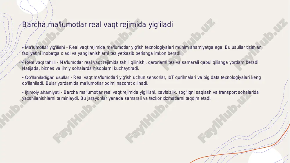 iy ustunliklaridir. mazkur tizimlar energiya samaradorligini oshirish, ekologik barqarorlikni ta’minlash hamda global raqamlashtirish jarayoniga moslashishda muhim o‘rin tutadi. ✅ foydalanilgan adabiyotlar sh.a. xayitov – energiya hisoboti va avtomatlashtirish asoslari, tatu, 2021 iso 50001:2018 – energiya menejment tizimi – talablar va yo‘riqnomalar schneider electric – smart energy monitoring solutions, 2023 siemens – simatic energy management systems overview, 2022 abb – advanced metering infrastructure (ami) whitepaper, 2020 u.s. department of energy – smart grid system report, 2021