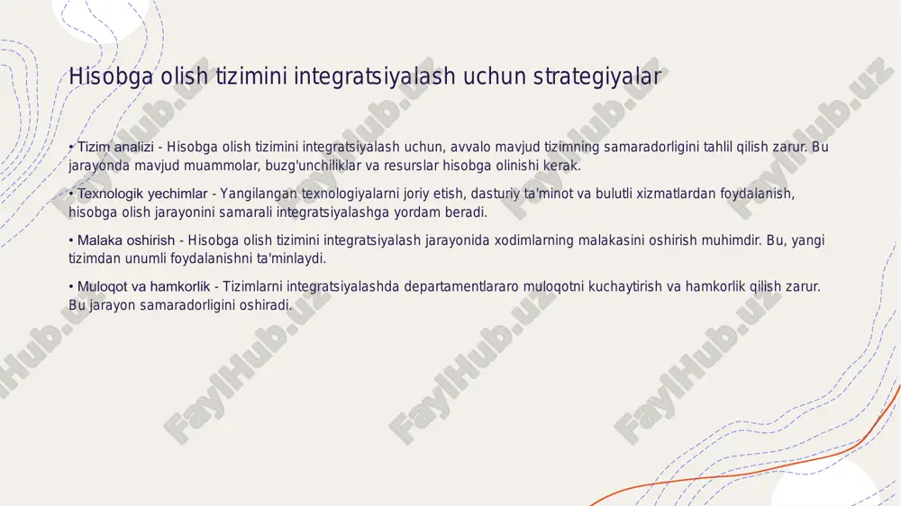 a hisobga olish bugungi raqobatbardosh iqtisodiy muhitda muhim ahamiyat kasb etadi. elektr energiyasi iste‟molining to„g„ri va real vaqt rejimida nazorat qilinishi, korxonaning ishlab chiqarish xarajatlarini kamaytirish, yo„qotishlarni aniqlash hamda energiya tejamkorligini oshirish imkonini beradi. shu bois, zamonaviy sanoat obyektlarida energiyani nazorat qilish va hisobga olishning avtomatlashtirilgan tizimi (enhat) ni qurish strategik vazifaga aylangan. ✅ foydalanilgan adabiyotlar o„zbekiston respublikasi energetika vazirligi – www.minenergy.uz nazarov k.m. – sanoat energetikasida avtomatlashtirish, toshkent, 2021 ieee 1377 – smart meter data communication standards, 2022 schneider electric – ecostruxure energy hub systems, 2023 “hududiy elektr tarmoqlari” aj axborot bazasi – www.het.uz abb – industrial energy monitoring whitepaper, 2021 iso 50001:2018 – energy management systems – requirements with guidance for use tatu – avtomatlashtirilgan hisoblash tizimlari bo‘yicha uslubiy qo‘llanma, 2022 siemens – simatic energy manager pro, texnik katalog, 2023 http://www.minenergy.uz/ http://www.het.uz/