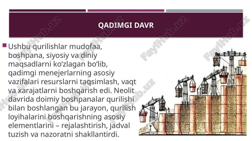 qurilish menejmentining tarixiy rivojlanishi - Page 5