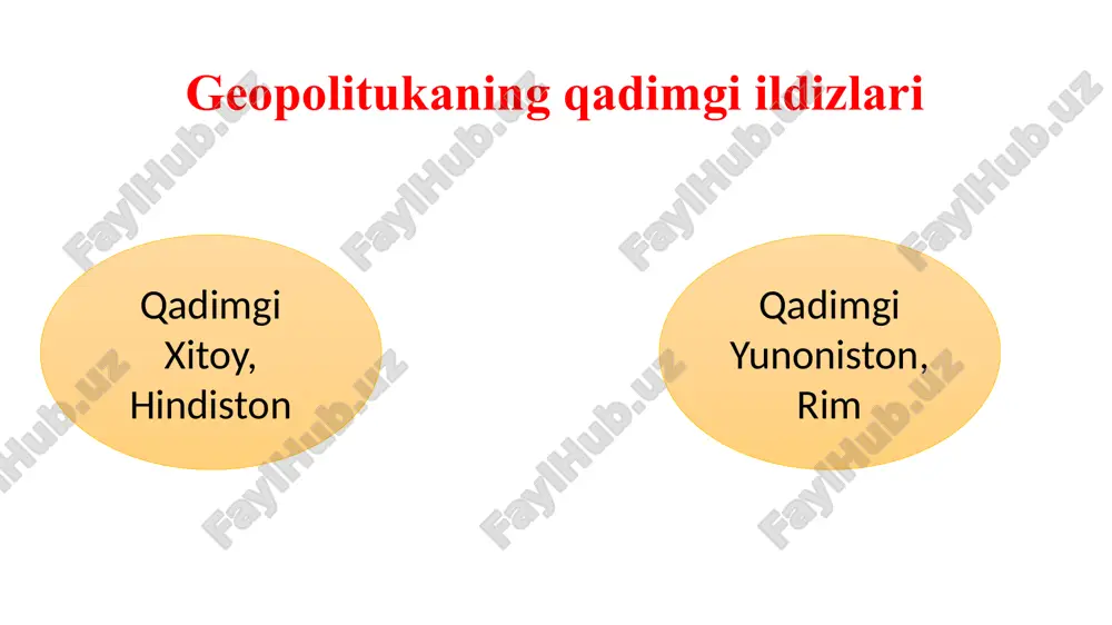mosdir. ibn xaldun abdurahmon abu zaydning (1332-1406) arab mutafakkkiri ibn xaldun asarlarida ham geosiѐsiy tushuncha namunalarini uchratishimiz mumkin. uning ko‘pdan-ko‘p geosiѐsiy g‘oyalar baѐn etilgan “arablar, forslar, berberlar va ularning katta miqѐsdagi hokimiyatni qo‘lga kiritgan zamondoshlari haqida ma’lumotlar va ibratli nasihatlar kitobi ѐki katta tarix”i asarini (1367), shuningdek “muqaddima” nomli qomusini alohida qayd etish lozim. ibn xaldunning “tarixiy doiralar” nazariyasi tabiatning ijtimoiy-siyosiy hayotga ta'sirini belgilovchi asosiy omil, ibn xaldun nazariyasiga ko'ra, iqlimdir. faqat mo''tadil iqlimi bo'lgan mamlakatlarda odamlar madaniy faoliyat bilan shug'ullanishlari mumkin va janubda (ya'ni, ekvatorga tutash mamlakatlarda) uzoq muddatli uy-joy yoki kiyim-kechak kerak emas va tayyor holda tabiatning o'zidan oziq-ovqat oladi. ularda madaniyatni rivojlantirish uchun hech qanday sabab yo'q; sovuq shimoliy mamlakatlar aholisi, aksincha, butun kuchini oziq-ovqat olish, kiyim-kechak va uy qurish uchun sarflaydi; binobarin, ilm-fan, adabiyot va san'at bilan shug'ullanishga vaqtlari qolmaydi. ibn xaldun tarixiy doiralar nazariyasini shakllantirdi, unga ko'ra, iqlimi mo''tadil bo'lgan mamlakatlarda tarixdagi eng faol kuch …