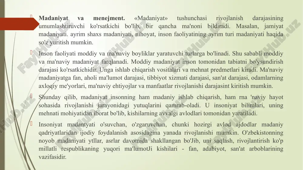 gika faniga ta'lim muassasalarini boshqarish bo'yicha yangidan-yangi tushunchalar kirib kelyapti, ularning mohiyati avvalgilardan ham teranroqdir. masalan, «ta'sir etish» tushunchasining o'rniga «o'zaro harakat», «hamkorlik», «refleksiv boshqarish» kabi tushunchalar qo'llanilmoqda. ta'lim muassasalarini boshqarish nazariyasi ta'lim muassasalarining menejmenti nazariyasi bilan boyitildi. menejment nazariyasi xodimlarga nisbatan ishonch, ularning unumli mehnat qilishlari uchun sharoit yaratish hamda o'zaro hurmat bilan tavsiflanadi. xo'sh, «menejment» va «menejer» atamalarining asl mohiyati nimani anglatadi? biz ushbu tushunchalarning mohiyati, ta'lim muassasasida davlat-jamoat boshqaruvining pedagogik-psixologik asosiarini tushunishimizda ushbu yo'nalishda tadqiqot olib borgan pedagog r.ahliddinovning qarashlari alohida diqqatga sazovor. «menejment» va «menejer» atamalari hozirgi talqinda korxona va muassasa egalari o'z mulklari va xodimlarni o'zlari boshqarganlaridan ko'ra tanlangan yo'nalish bo'yicha maxsus tayyorgarlikdan o'tgan mutaxassislarni jalb etish afzal ekanligini tushunib yetganlaridan so'ng paydo bo'ldi. bugungi kunda menejer rivojlangan demokratik mamlakatlarda nufuzli kasblardan biri hisoblanadi. meneiment deganda. odatda rahbarlik lavozimiga rasman tayinlangan shaxslarning ishigina tushuniladi. boshqarishga, shuningdek, murabbiylik ishi ham taalluqli hisoblanadi. meneiment (yoki boshqarish) mavjud …