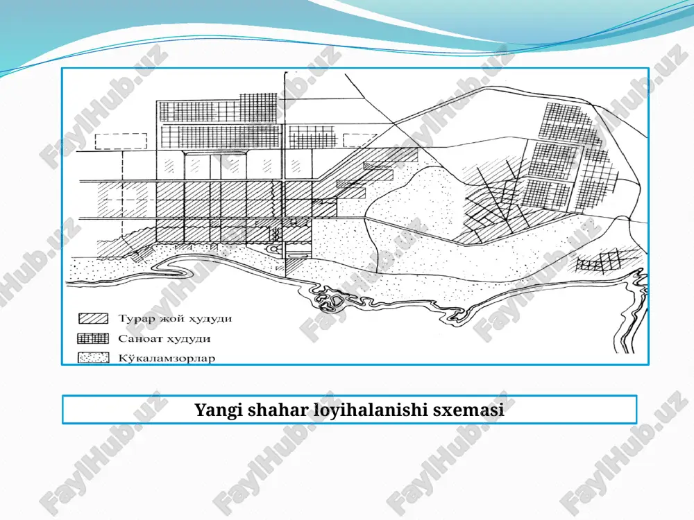 bog’liq aholi joylarini yagona jamoat transport va injener obodonlashtirish sistemalari bilan tashkil etish; umumiy qurilish bazasini tuzish; mehnat bo’yicha kooperatsiyalashtirish - sanoat korxonalarini mehnat resurslaridan to’laqonli va ratsional foydalanish maqsadida guruhlash; iste’mol bo’yicha kooperatsiyalashtirish - mahsuloti shu sanoat tugunida iste’mol qilishga qaratilgan sanoat korxonalarni joylashtirish; ilmiy-texnik aloqalar bo’yicha kooperatsiyalashtirish - qorxonalarni ilmiy-texnik xizmat ko’rsatish va o’qitish markazlari atrofida guruhlash; atrof - muhitni muhofaza qilish bo’yicha kooperatsiyalashtirish. mana shu yetakchi tarixiy ko’rsatkichlar bo’yicha quyidagi asosiy komplekslar guruhi ajratilishi mumkin. guruh ishlab chiqarish tavsifi mehnatkashlar soni, ming kishi hudud maydoni, ga sanitar-himoya qismi kengligi, km oqava suvlarni ifloslantirish darajasi 1 2 3 4 5 6 1 ximiya ishlab chiqarishi, qora va rangli metallurgiya 20-30 50-1000 10-15 anchagina jiddiy 2. og’ir, transport, energetika, qishloq xjaligi mashinasozligi 20-30 100-300 1-2 kichik 3. yog’ochni qayta ishlash, kimyo sanoatining ba’zi komplekslari 5-15 100-300 3-6 jiddiy 4. mashinasozlik (stanoksozlik), yengil sanoat 5-15 20-200 0,5-1,6 ahamiyatsiz 2.4. kommunal-ombor …