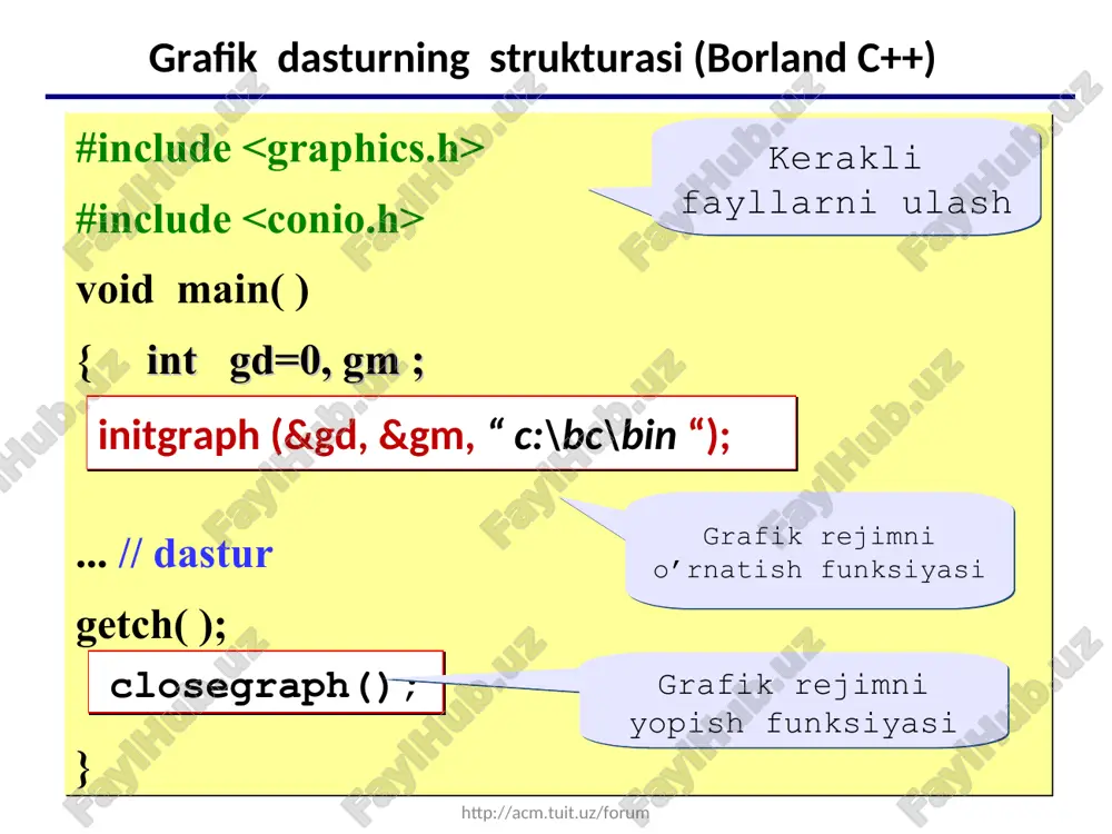 c++ tilining grafik imkoniyatlari - Page 5
