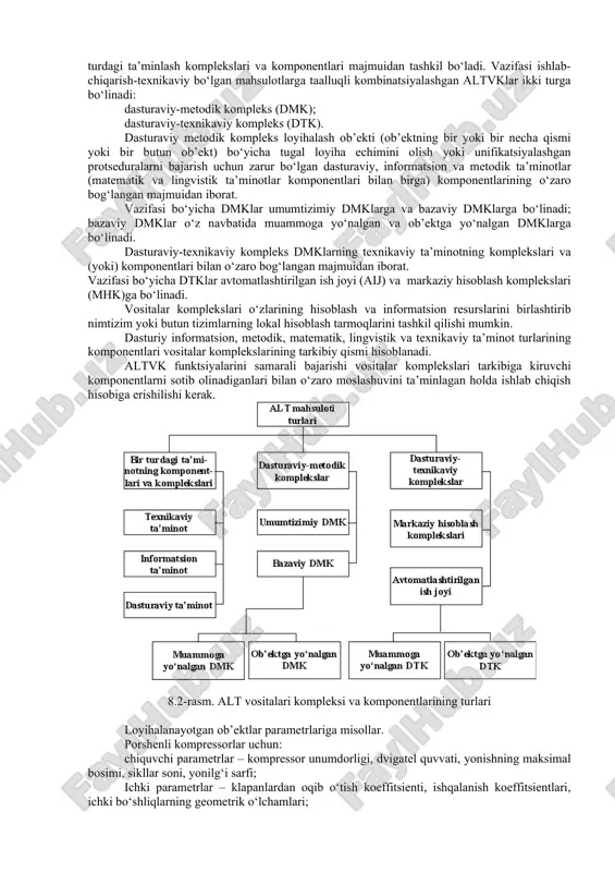 va uni sinovdan o’tkazishni to’liq xujjatlari ishlanadi sinash bir qator bosqichlardan tashkil topadi (zavoddan to qabul –topshirishgacha), bularning natijasi bo’yicha loyiha xujjatlarga tuzatish kiritiladi. bundan buyon belgilangan seriyani tayorlash uchun, uni sinash, buyimning asosiy tarkibiy qismlarini ishlab chiqarish jarayonini yoritish. bu bosqich bo’yicha ham yana loyiha hujjatlariga tuzatish kiritiladi va bosh seriya(nazoratdagi)ni ishlab chiqish uchun ishchi xujjatlar ishlab chiqiladi.xujjatlar asosida buyimlar ishlab chiqarishni oxirgi qayta ishlangan va tekshirilgan ishchi to’liq texnologik jarayonni yoritilgan xujjatlari tuziladi sertifiqatsiya — bosqich ishi davomiyligi tugallanadi,loyihalash faoliyatiga yakun yasaladi loyihalash xujjatlarini ishlash jarayoni echiladigan masalani murakkabligiga qarab bir qancha bosqichlarni birastirish mumkin. texnik topshiriq va texnik loyiha birgalikda ilmiy tadqiqot ishlarit(iti), texnik taklif va eskiz loyiha—tajriba –konstruktorlik ishi (tki). xar qanday masala uni fikirlash va dastlabki ma’lumotlarni aniqlashtirishdan boshlanadi. buyritmachi texnik talab (tt) berishidan boshlanadi, mutaxassis bo’lmagan istemolchi tomonidan boshlanadi, u har doim ham aniq bo’lmaydi. talabni predmetli til soxasiga keltiriladi, uni aniqlashtiriladi, uning kerakli …