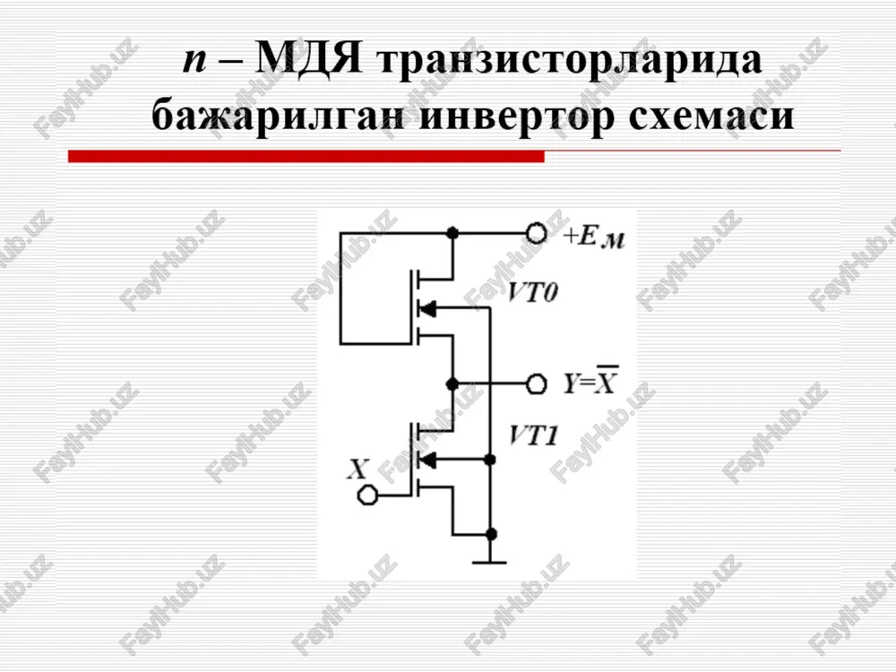 kmdya tranzistorida yasalgan mantiqiy elementlar - Page 5