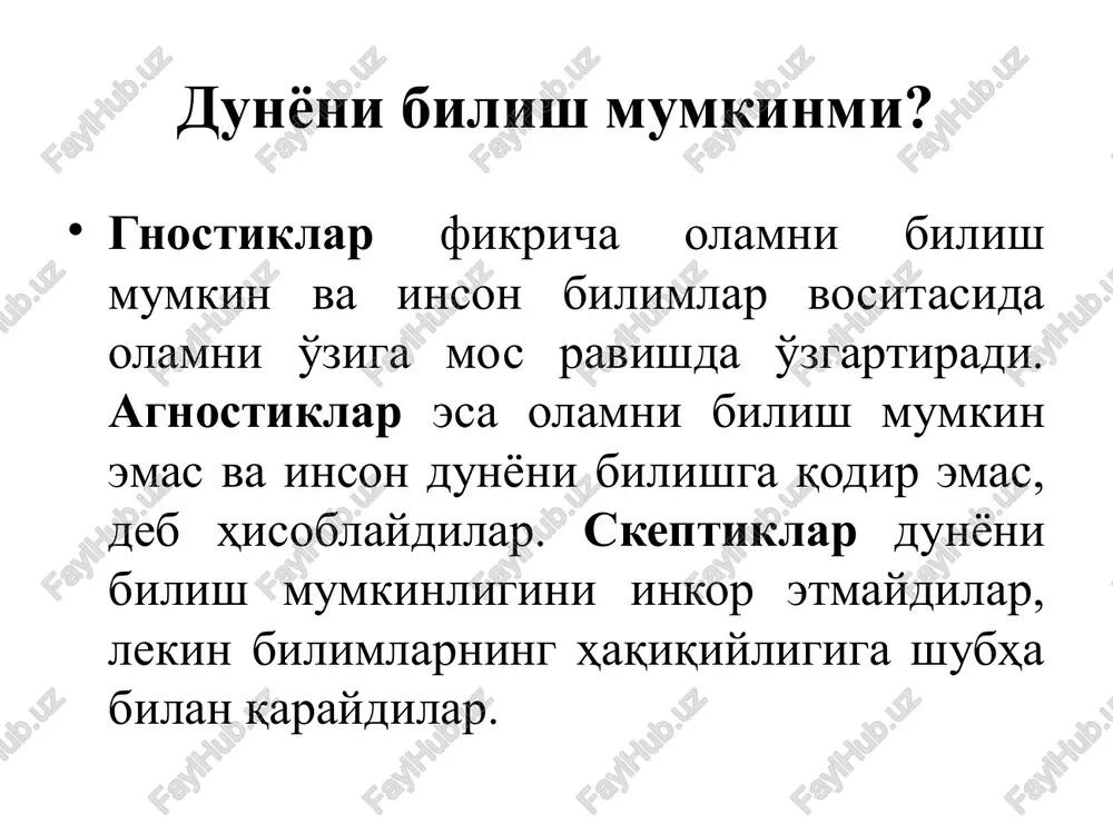 bilishfalsafasi (gnoseologiya) - Page 5