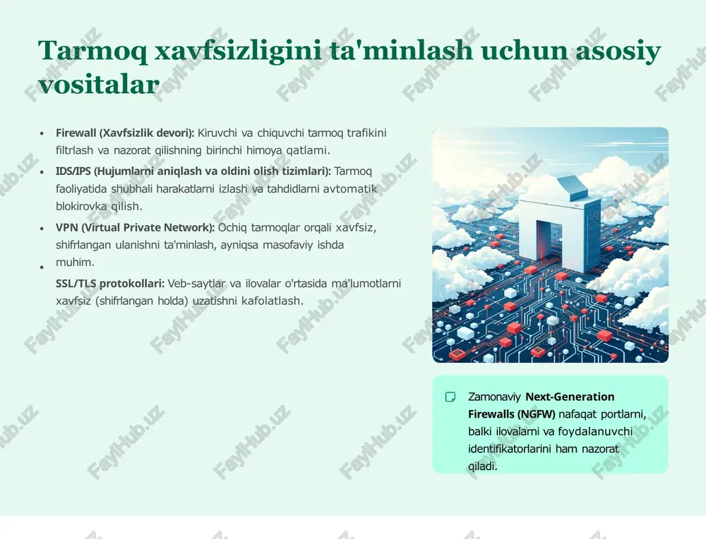 tarmoqxavfsizligi va axborotni himoyalash dasturlari - Page 5