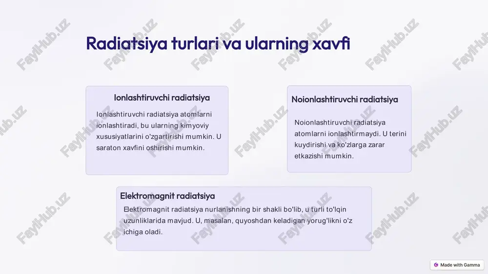 radiatsiya dozasi va ularning boshqarish usullari - Page 5