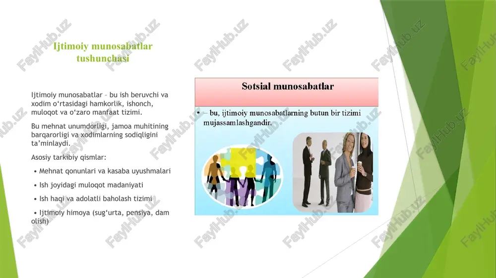 inson resurslarini boshqarish va ijtimoiy munosabatlar - Page 5