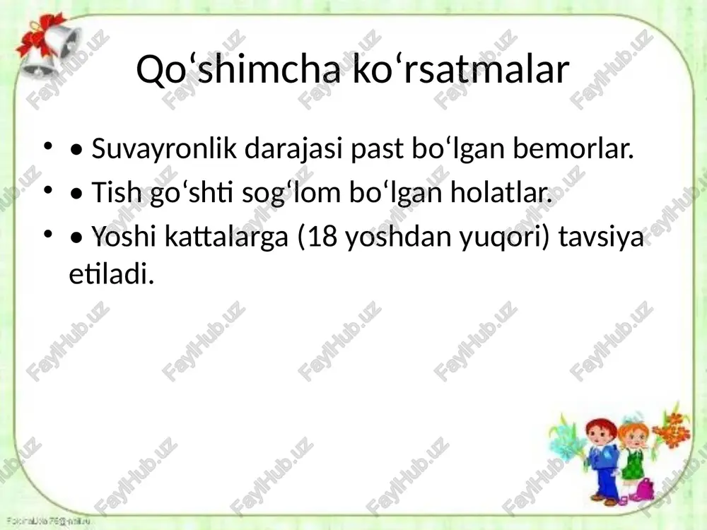 dental implantatsiya ko'rsatmalar - Page 5