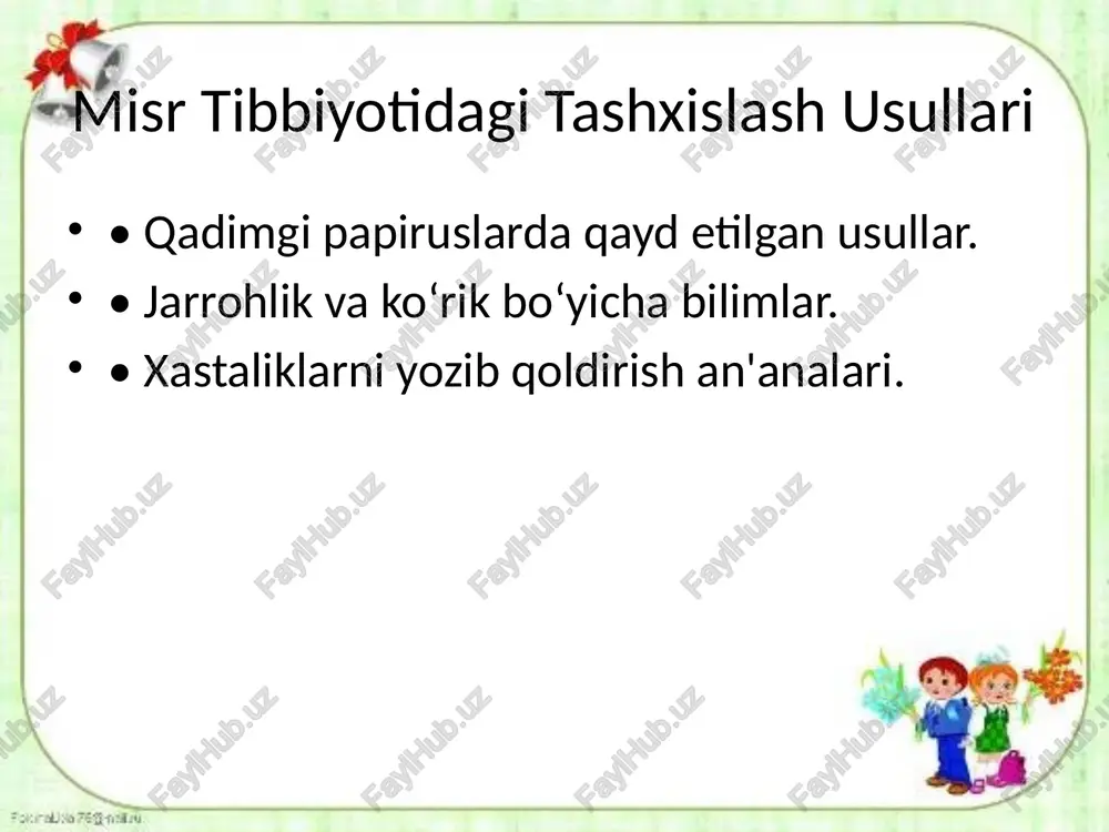 qadimgi sharq mamlakatlarida tashxislash usullari - Page 5