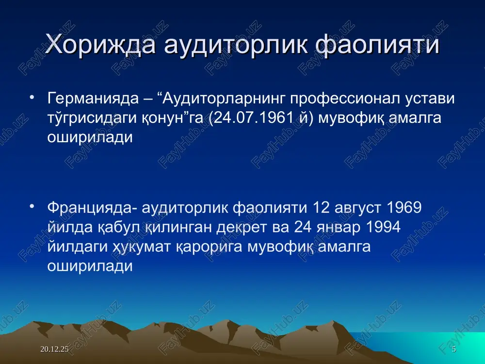 audit fanidan multimedia taqdimoti - Page 5