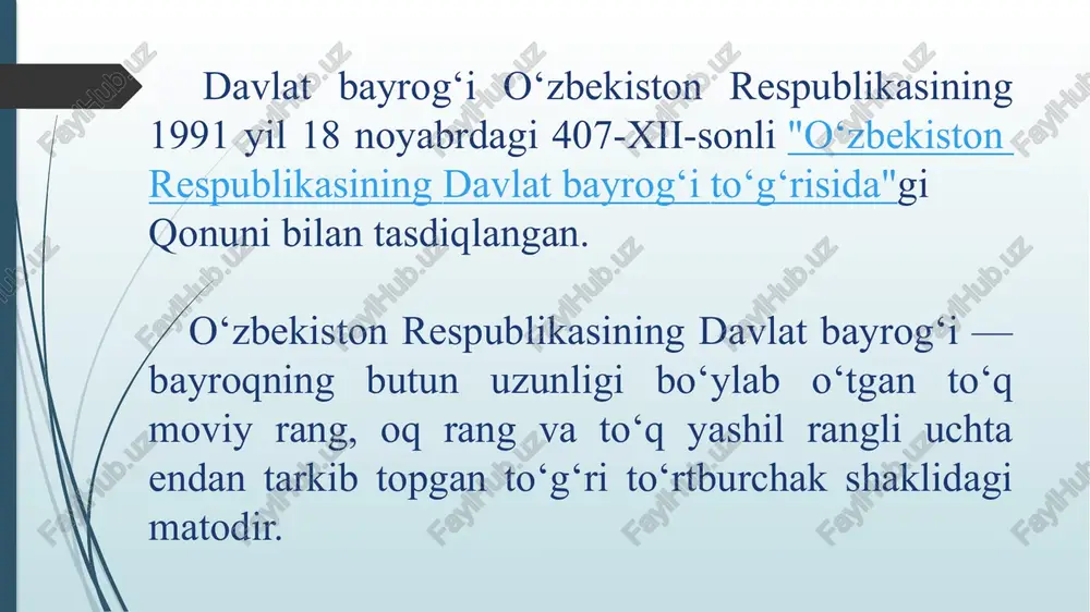 o'zbekiston respublikasining davlat bayrogi - Page 5