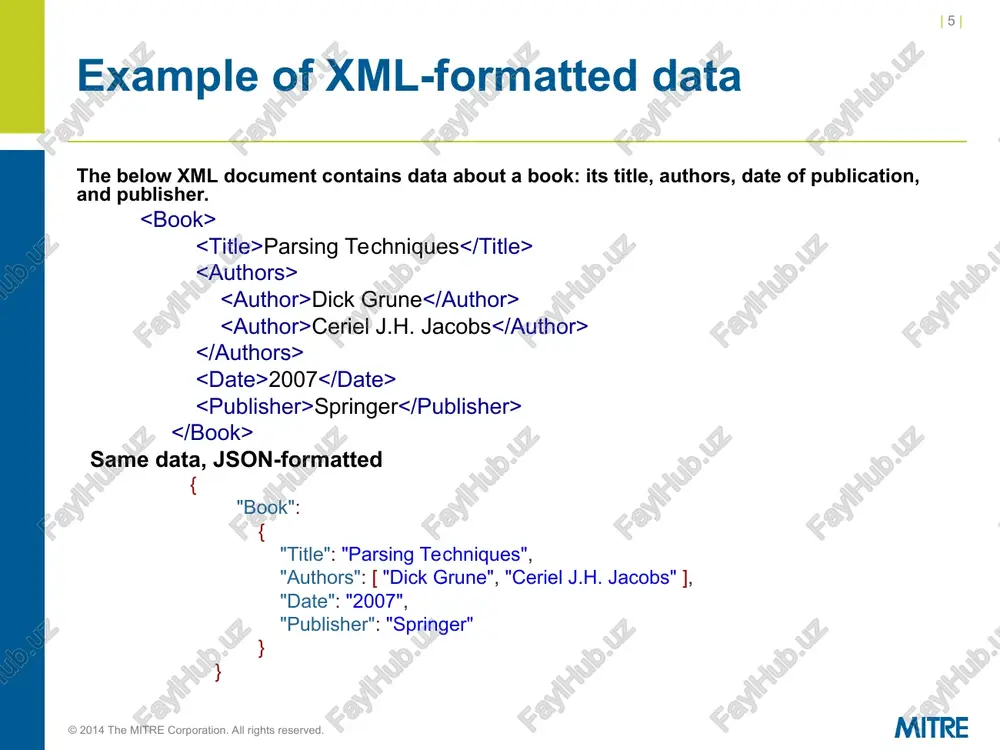 json and json-schema for xml developers - Page 5