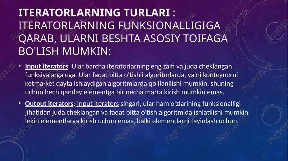 iteratorlar va ularning turlari - Page 5