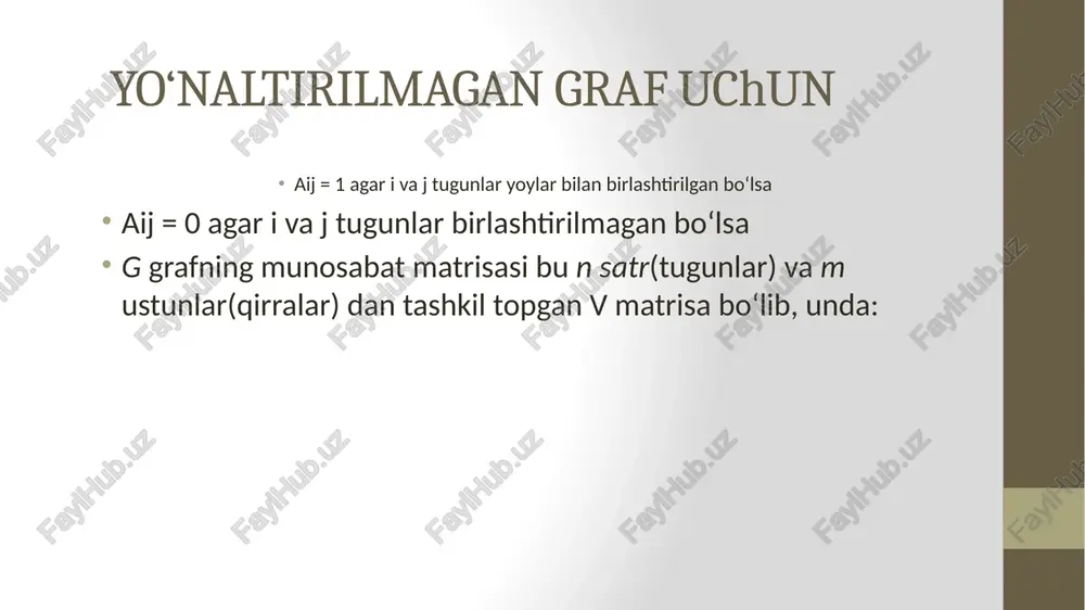 graflarda eng qisqa yo'llarni topish usullari va tahlili - Page 5