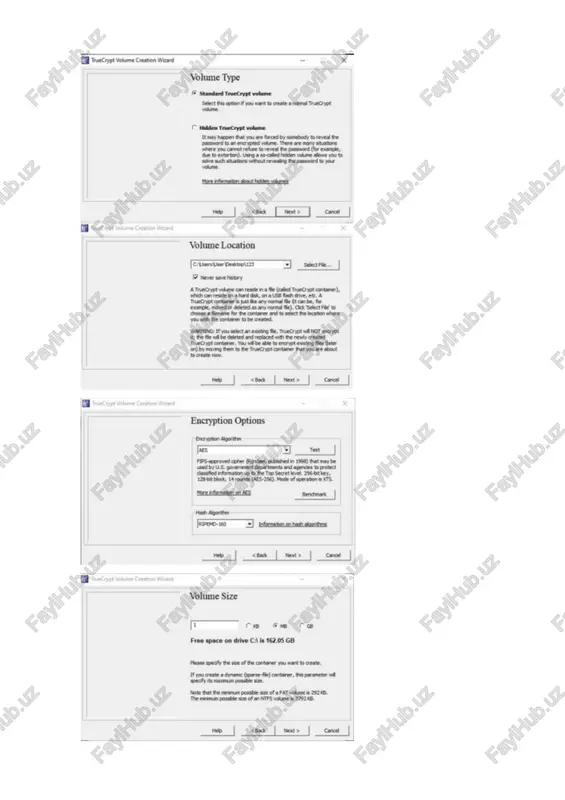 truecrypt dasturini o’rnatish va ishlatish - Page 5