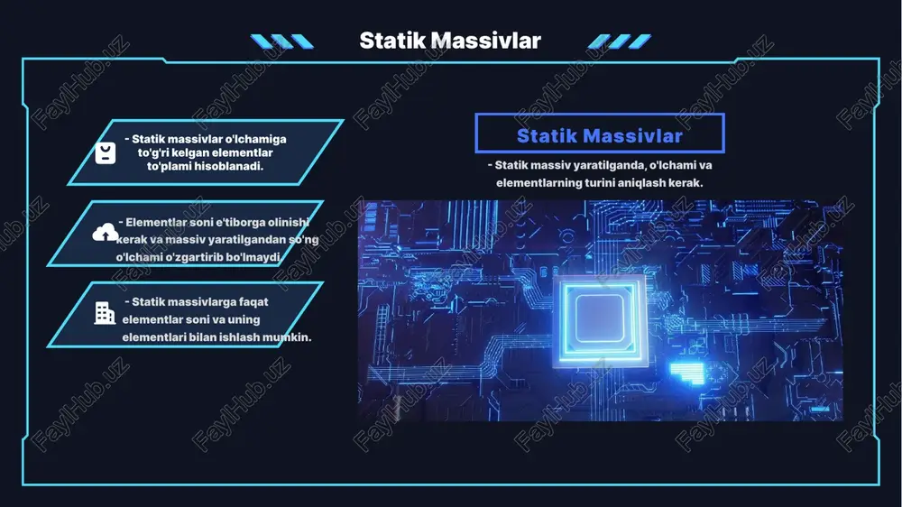 statik va dinamik massivlar - Page 5