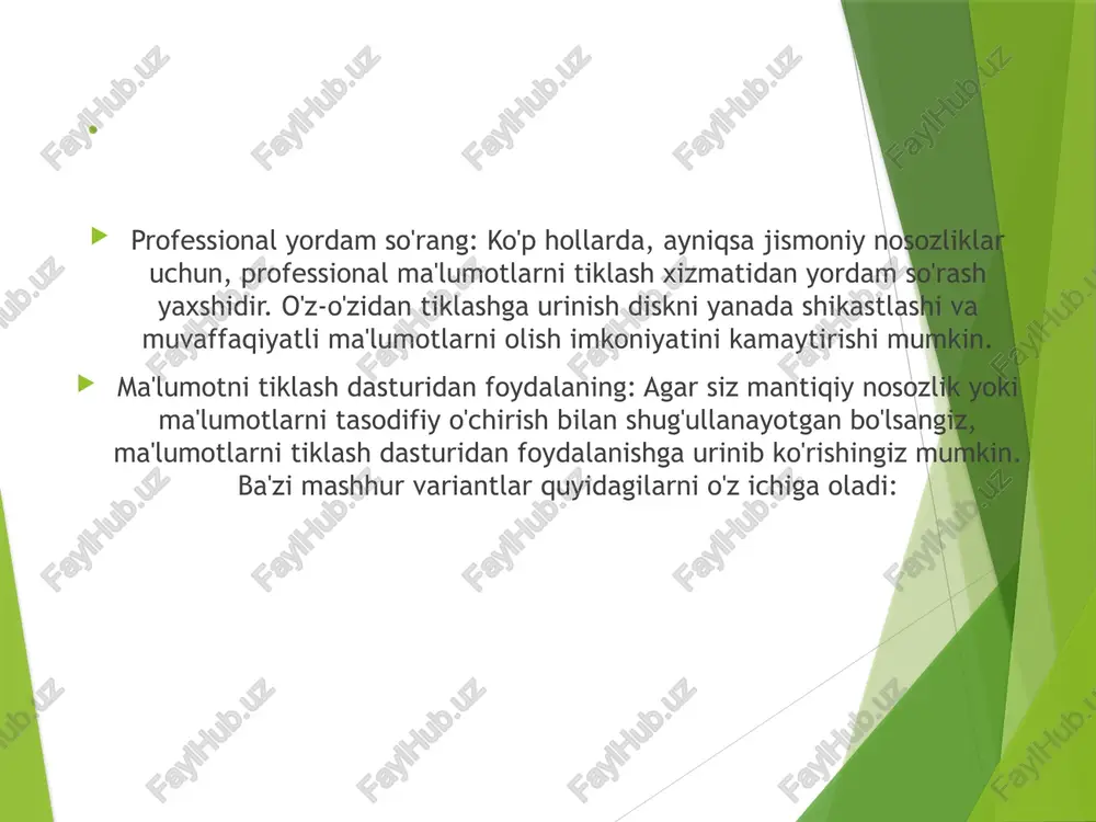 nosozsaqlashtizimlaridagima'lumotlarniqaytatiklash - Page 5