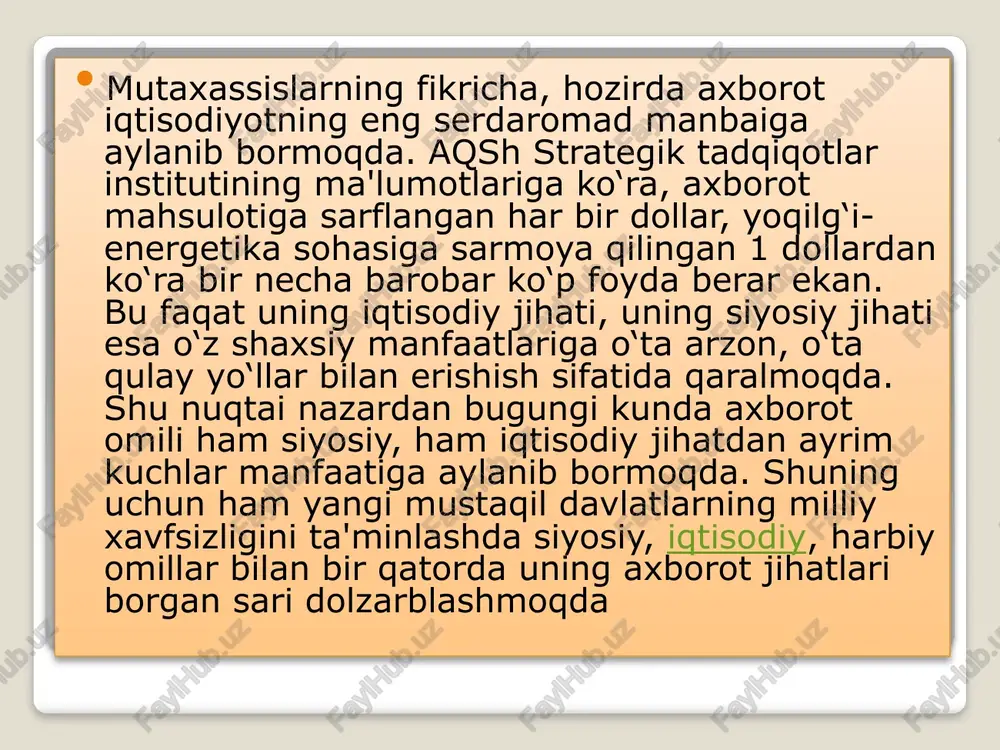 axborotning turlari - Page 5
